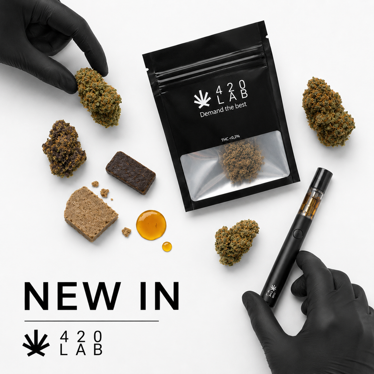 Nouveautés CBD wholesale 420LAB - derniers arrivages B2B Europe en fleurs, hash, vapes